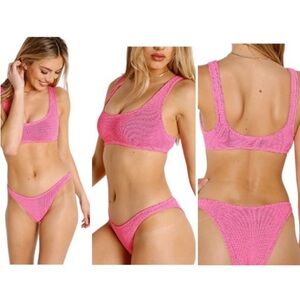 Bound by Bond-Eye Malibu 2 Piece Bikini - One Size - Hot Pink